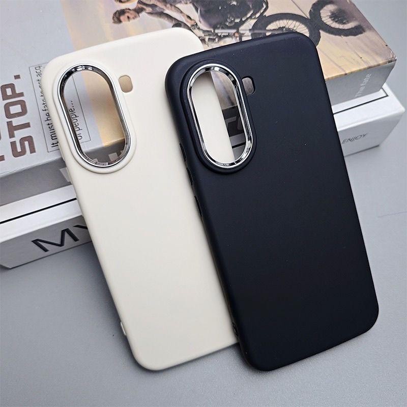 Para Xiaomi Redmi A5 POCO C71 4G Simples Doce Cor Macio Silicone Banhado Quadro Caso De Telefone em Oferta na Shopee