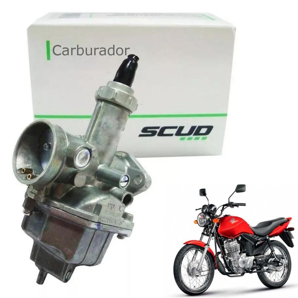 Carburador Cg 125 Titan Fan Ks Completo Scud Moto Honda