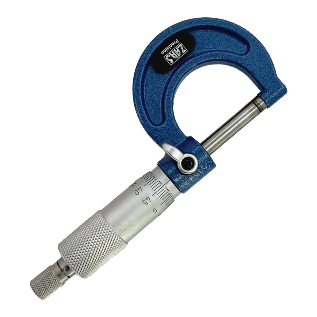 Micrômetro Analógico Externo em Ferro Fundido de 0 á 25mm (2,0001) - Zaas em Oferta na Shopee