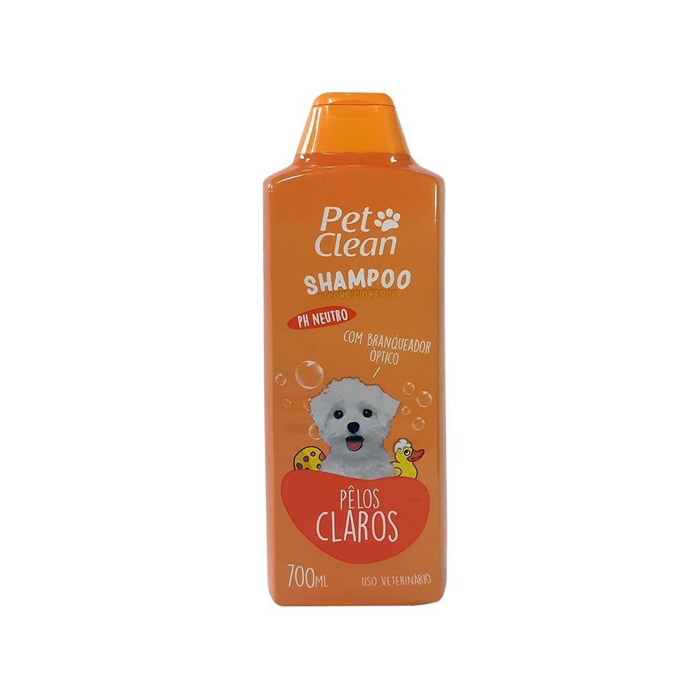 Pet Clean Shampoo Clareador 700mL Cães Gatos Pet Shop