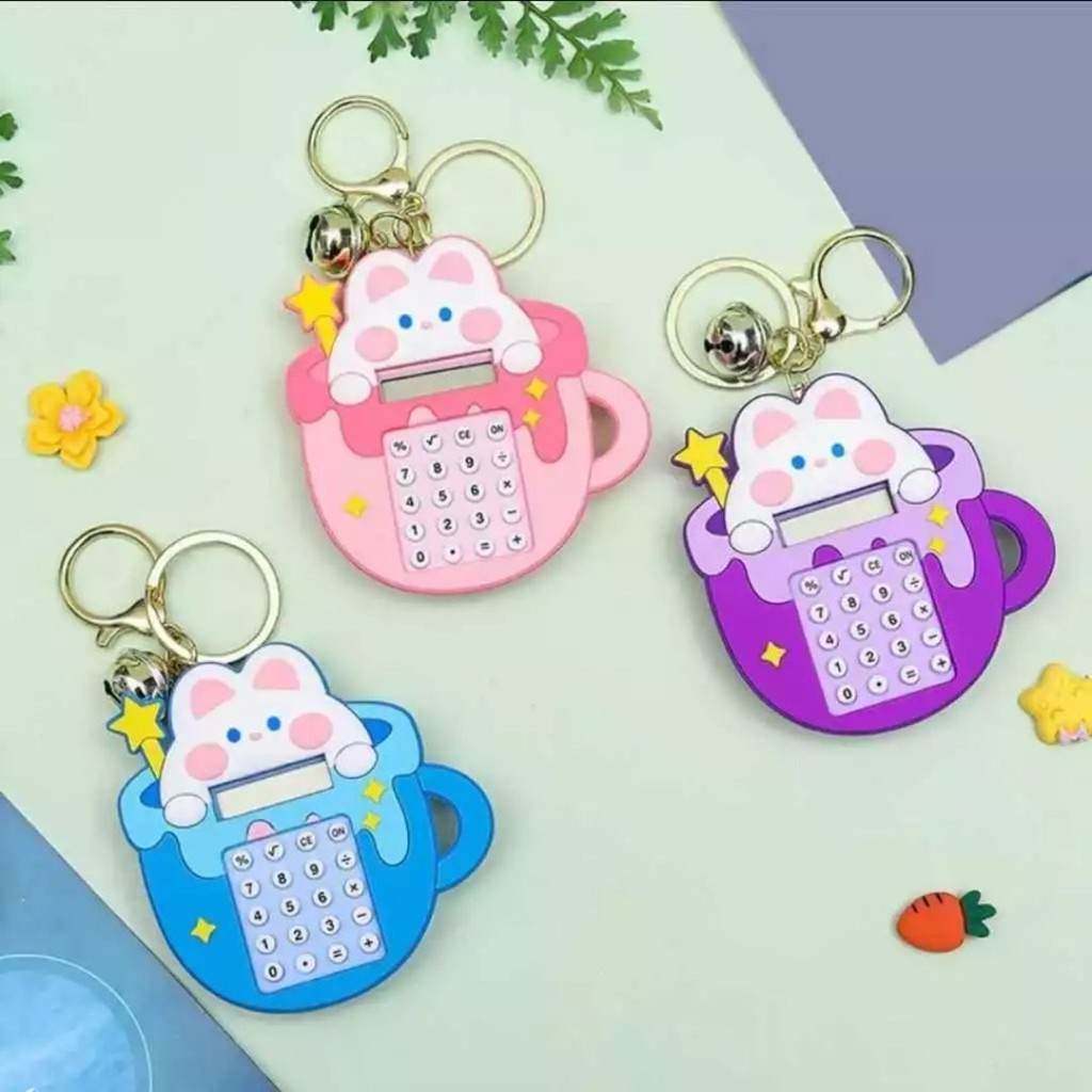 Mini Calculadora de Gatinho Colorido com Labirinto em Oferta na Shopee