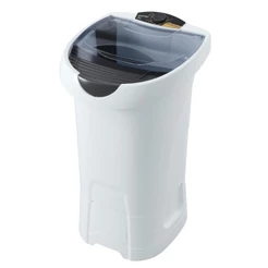 Máquina de Lavar Lavadora De Roupa 5 Kg Compacta 220v Tanquinho Lavanderia Wanke Branco Fume