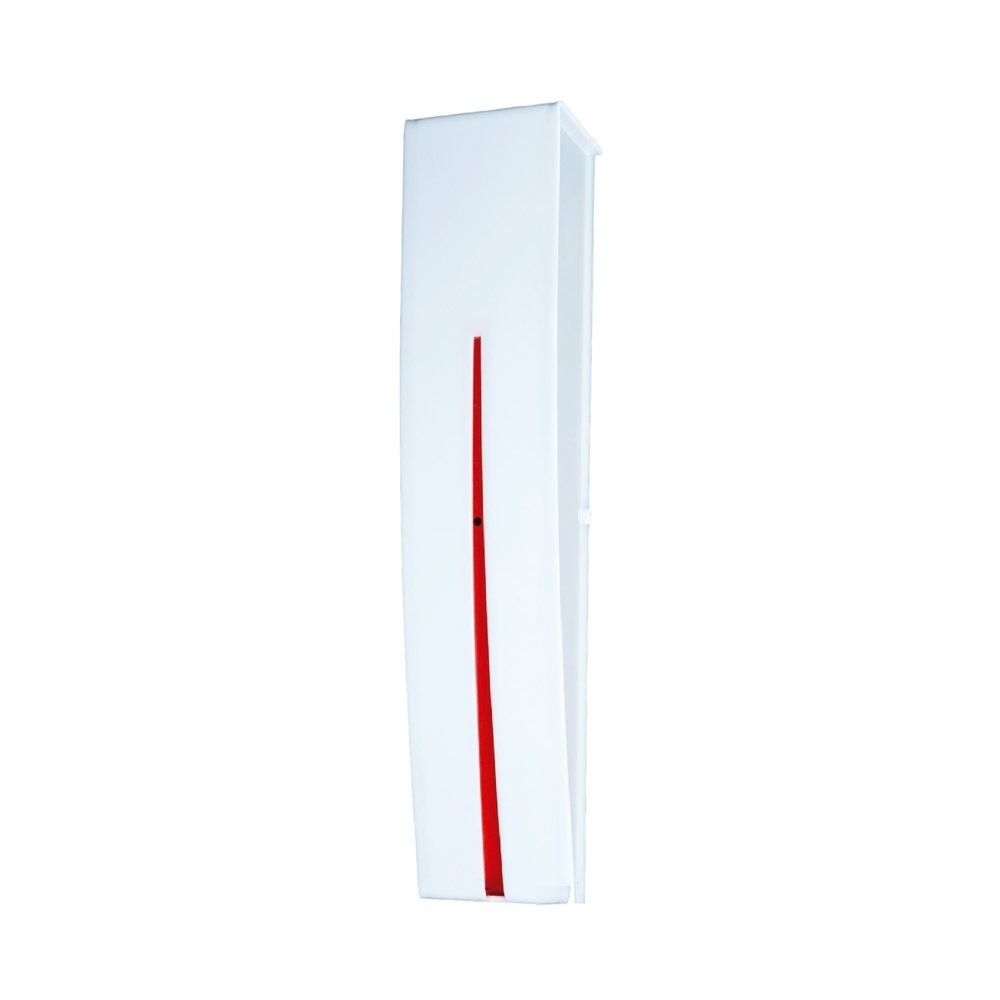 Arandela de Parede Externa Acrílico 40x9x8cm 1xE27 D&D Iluminação Branco