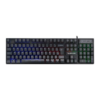 TECLADO GAMER NEOLOGIC INFINITE PLAY BLACK SEMI MECÂNICO ABNT2 RAINBOW PRETO - IFNT-BLK em Oferta na Shopee