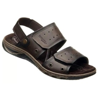 Sandália Couro Pegada Amortecedor 131668 Masculina - Marrom em Oferta na Shopee
