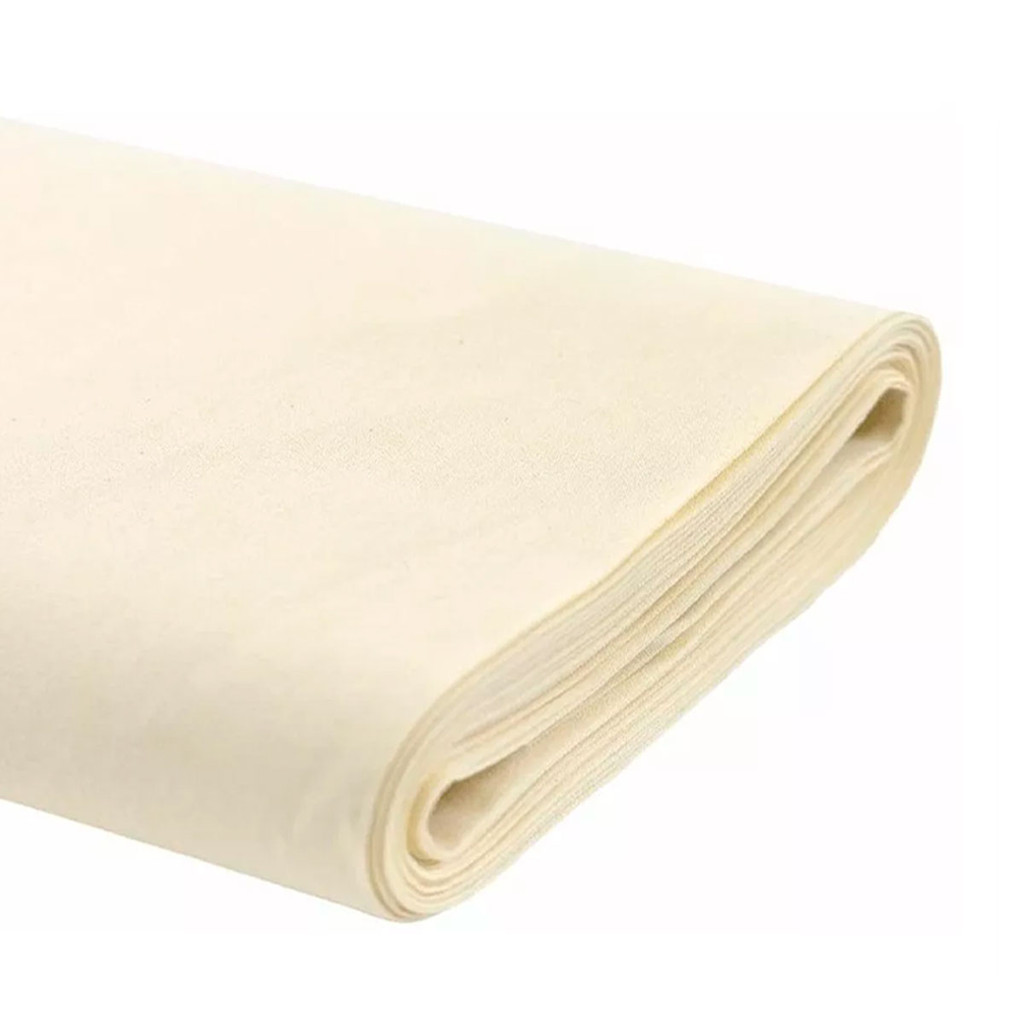 Tecido Algodão Cru 1 Metros Com Largura de 1,60 Cor Bege - Vestido, bolsa ou Roupas, Mascara, Camisa, Camisetas