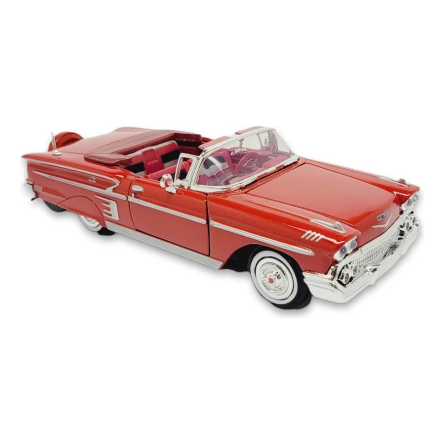 Miniatura De Chevy Impala 1958 Escala 1/24 Motormax