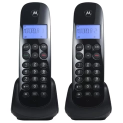 Telefone Motorola Moto 700 MRD2 Sem Fio Digital Id. Chamadas Combo Base + Ramal Preto