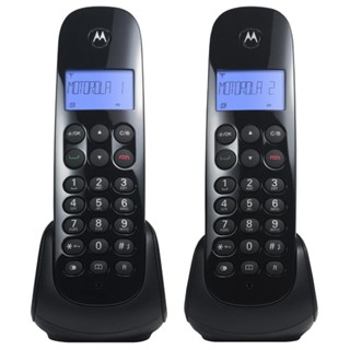 Telefone Motorola Moto 700 MRD2 Sem Fio Digital Id. Chamadas Combo Base + Ramal Preto em Oferta na Shopee