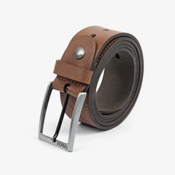 Cinto Masculino Casual Couro Legitimo Ferracini Elegante Sofisticado Havana Marrom FC670C