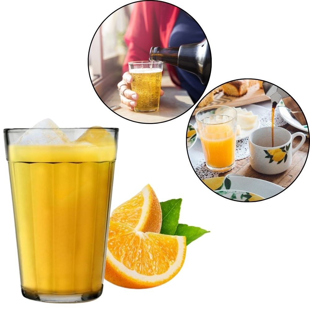 Jogo Copo Americano Multiuso Long Drink Nadir 300ml Kit 6 Un