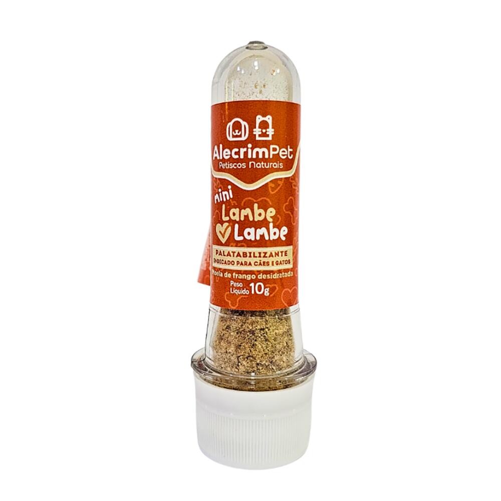 Mini Saborizante Natural de Frango para Cães e Gatos 10gr - Alecrim Pet