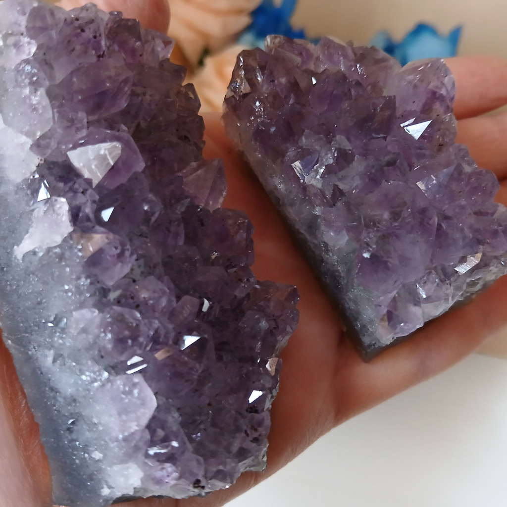 Drusa de Ametista Natural | Pedra Roxa | Escolha por Faixa de Peso