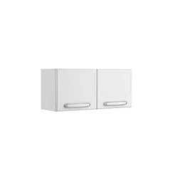 Armário Aéreo de Aço Bertolini Evidence 2 Portas 80cm Branco