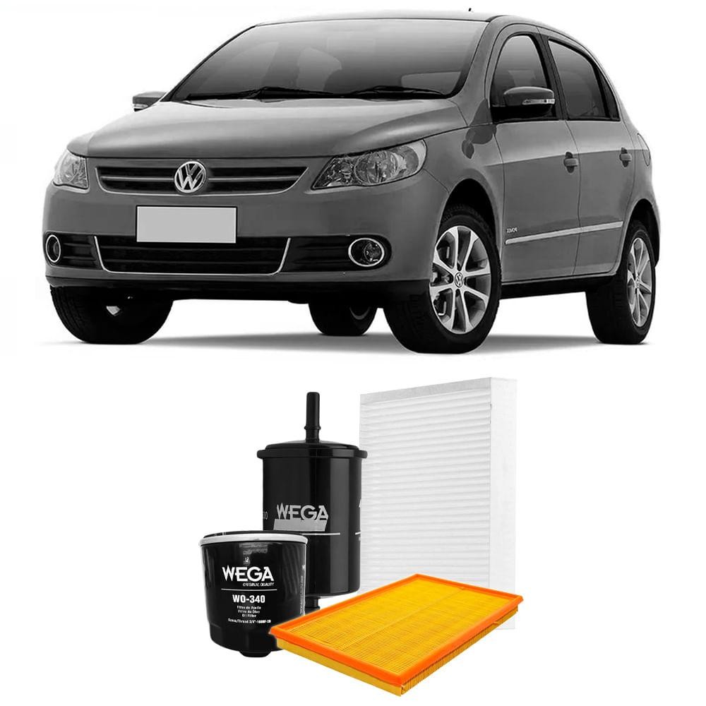 Detalhes do Kit Troca De Filtros Volkswagen Gol G5 G6 Voyage 1.0 8v Flex