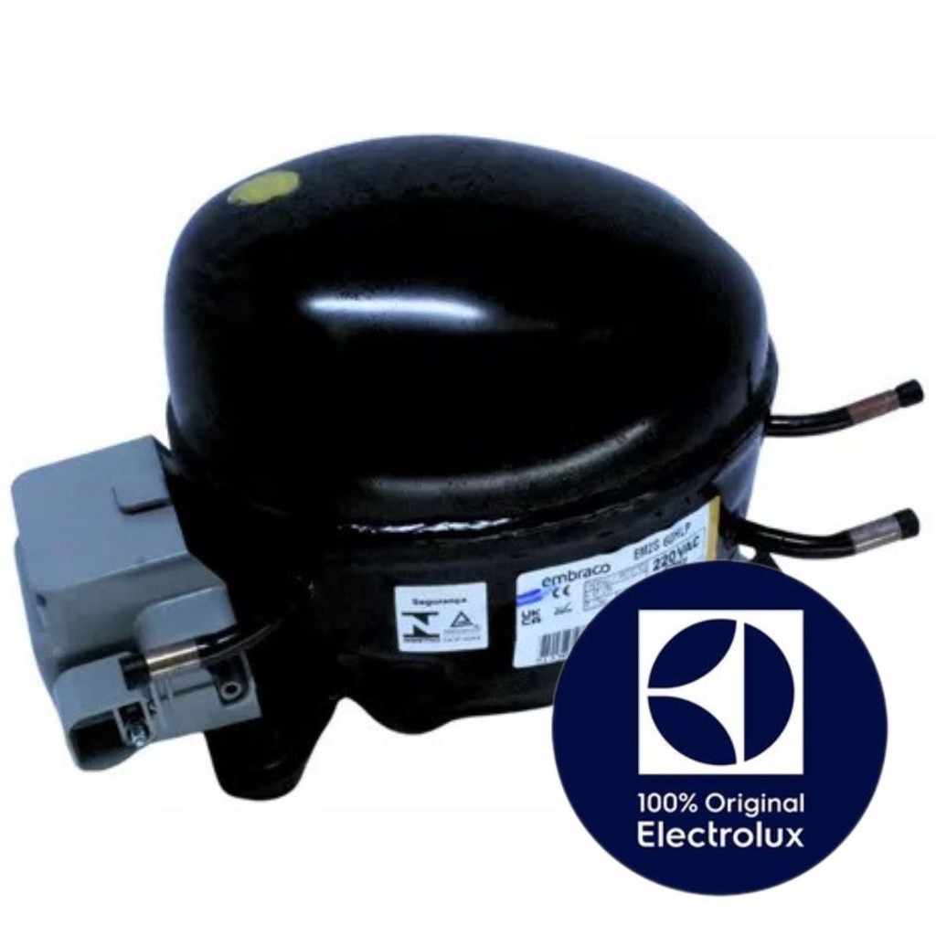 COMPRESSOR 1/5+ R134 EL60H PARA GELADEIRA ELECTROLUX ORIGINAL DC44-DF35A-DF35X (220V)