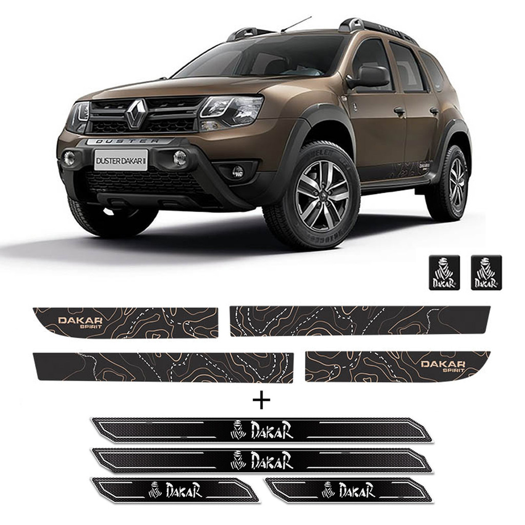 Kit Adesivos Faixa Lateral Dakar Spirit + Soleira da Porta