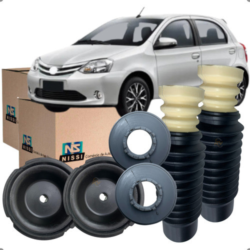 Par Kit Amortecedor Dianteiro Etios 2012 2013 2014 2015 2016