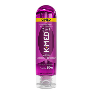 Gel Lubrificante Íntimo K-Med 2 em 1 50g em Oferta na Shopee