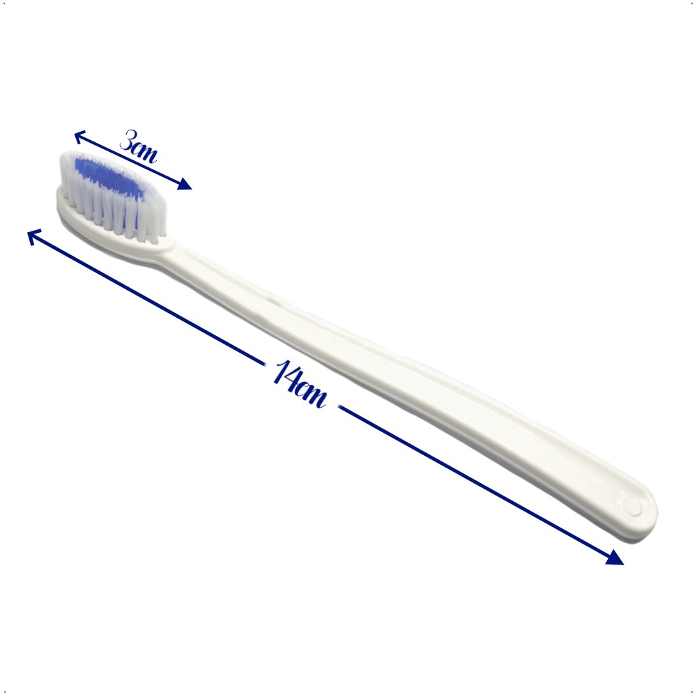 100 Escova Dental Granel Premium Cerda Mista Hotel Motel Pet — imagem 2 de 2