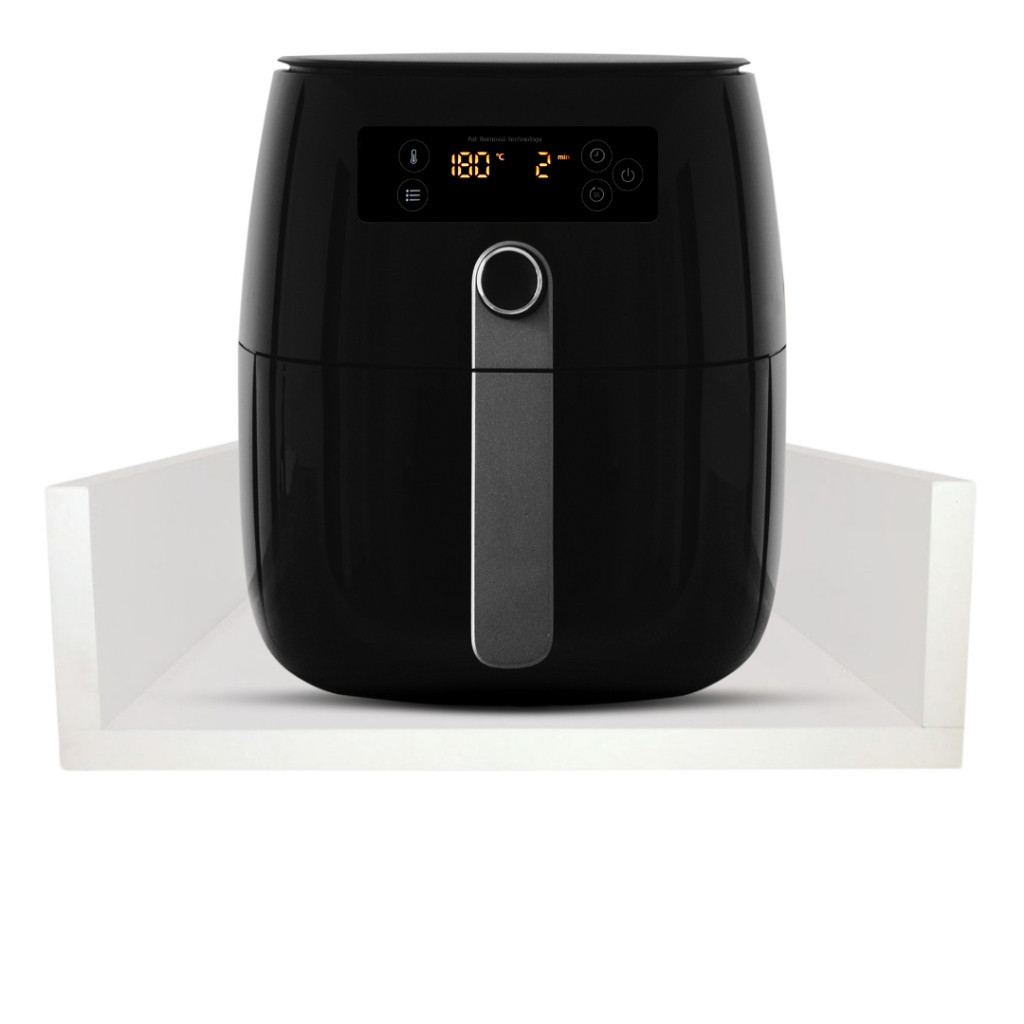 Prateleira Para Air Fryer Nicho Multiuso Cafeteira Bebedouro filtro de agua Mdf Branco