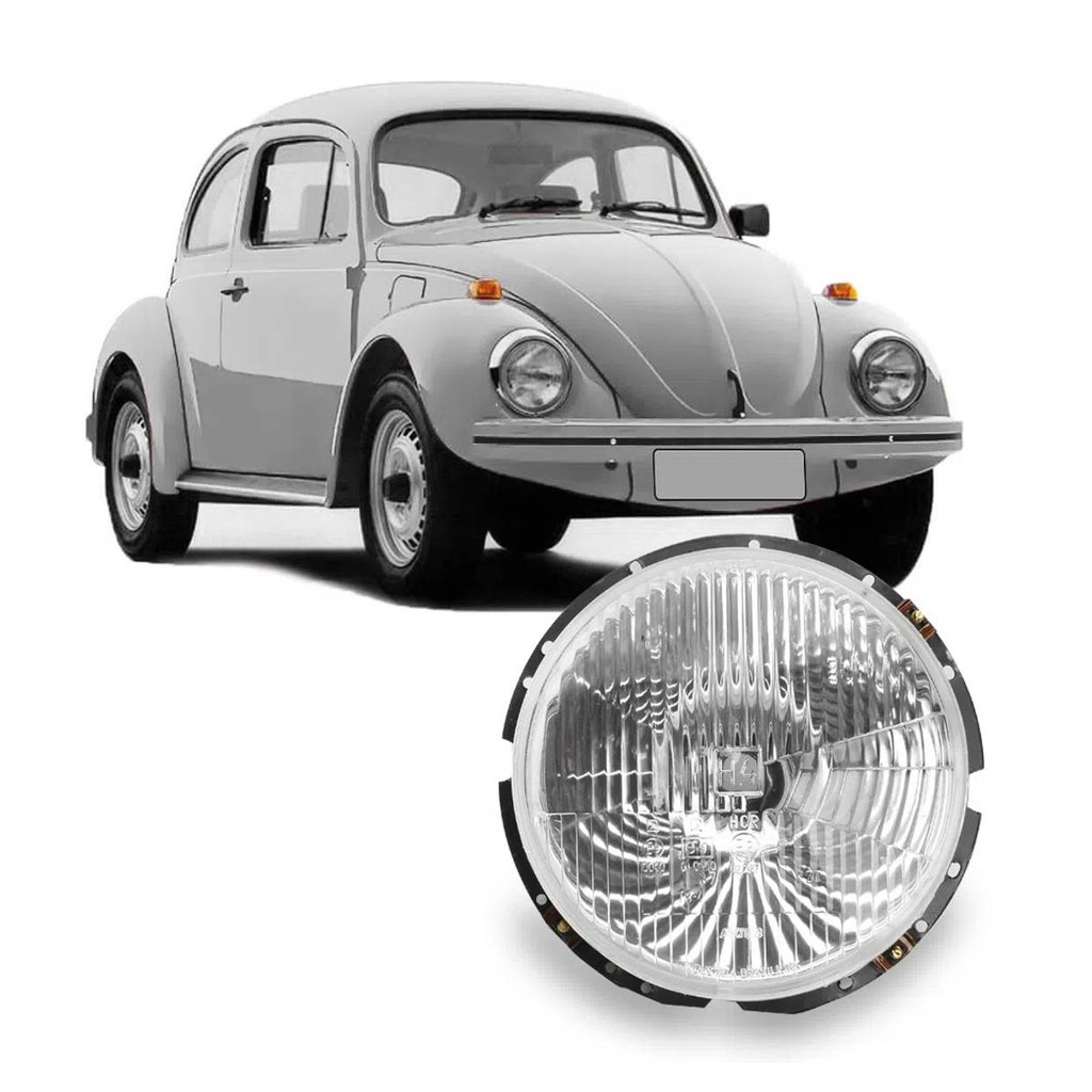 Farol Dianteiro Fusca Kombi Passat 1974 1994 2006 2012 Lente Vidro