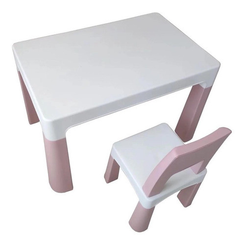 Mesa Infantil Cadeira Rosa Importway Mesinha Escrivaninha em Oferta na Shopee