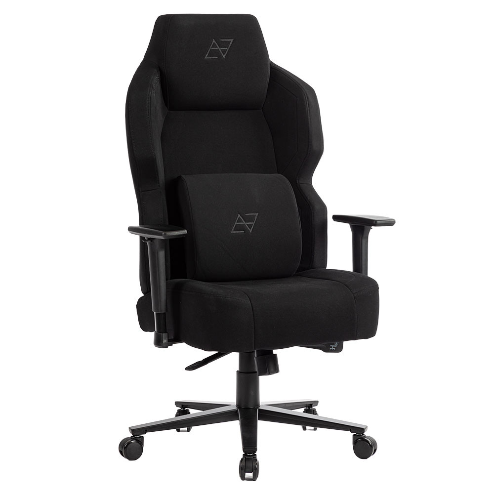 Cadeira Gamer Magna Preta Elements Ergonômica Reclinável 180° Base Metálica Braços 4D Almofada Lombar