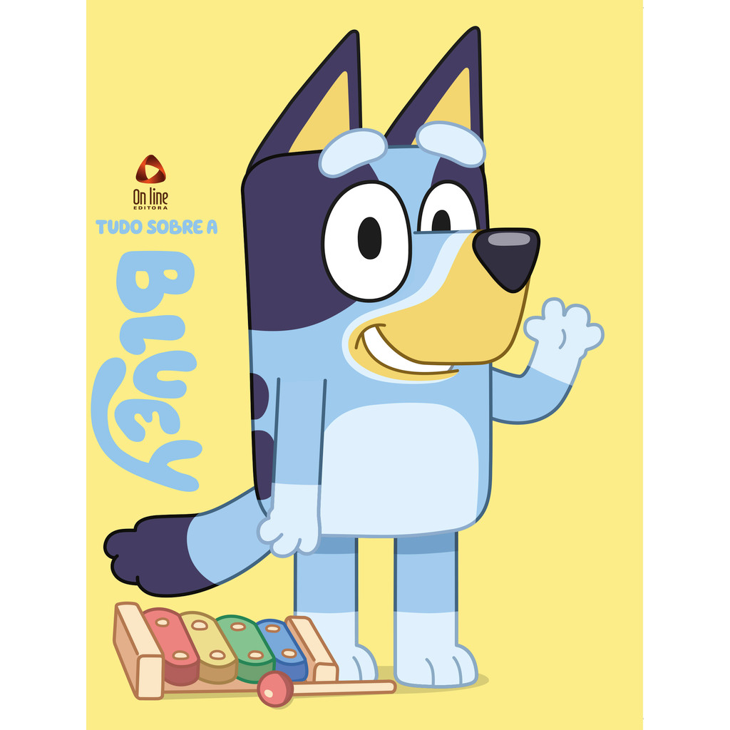 Livro  Tudo Sobre a Bluey em Oferta na Shopee