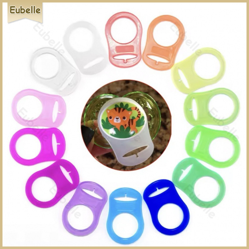 Adaptador Chupeta para prendedor Adaptador Chupeta Bebê silicone Transparente macio para prendedor