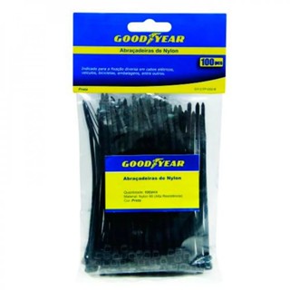 Abraçadeira de nylon 7,6 mm x 25 cm 50 peças - GYCTP014 Goodyear em Oferta na Shopee