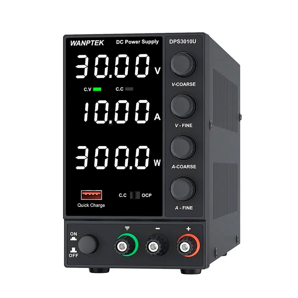 Fonte de Bancada Wanptek DPS3010U 30V 10A 300W em Oferta na Shopee