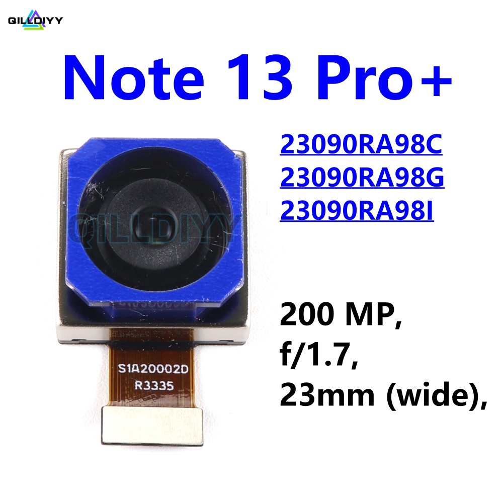 1 Peça Para Xiaomi Redmi Note 13 Pro + Plus 5G Módulo De Câmera Principal Trasei