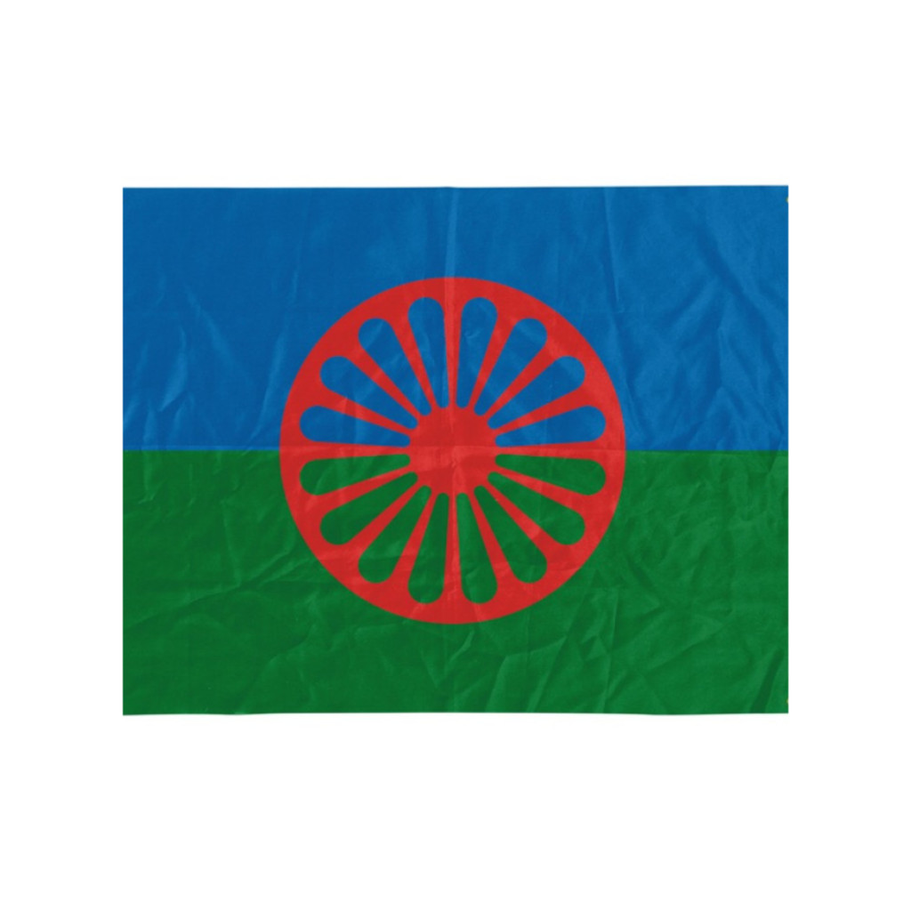 Toalha Tarot Cartas Bandeira Cigana em Tecido  Oxford 61x42cm