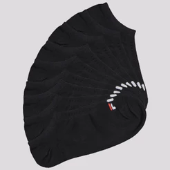 Kit Meia 9 Pares Fila Cano Curto Lisa Preto