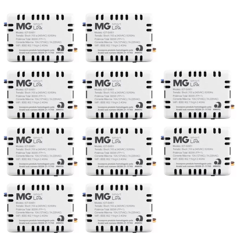 KIT 10 UNIDADES - WEG DISJUNTOR MONOPOLAR 40A CURVA C C40 MINI DIN 5KA MDWP
