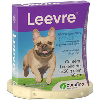 Coleira Anti Pulgas Leevre P - 48 Cm Ouro Fino em Oferta na Shopee