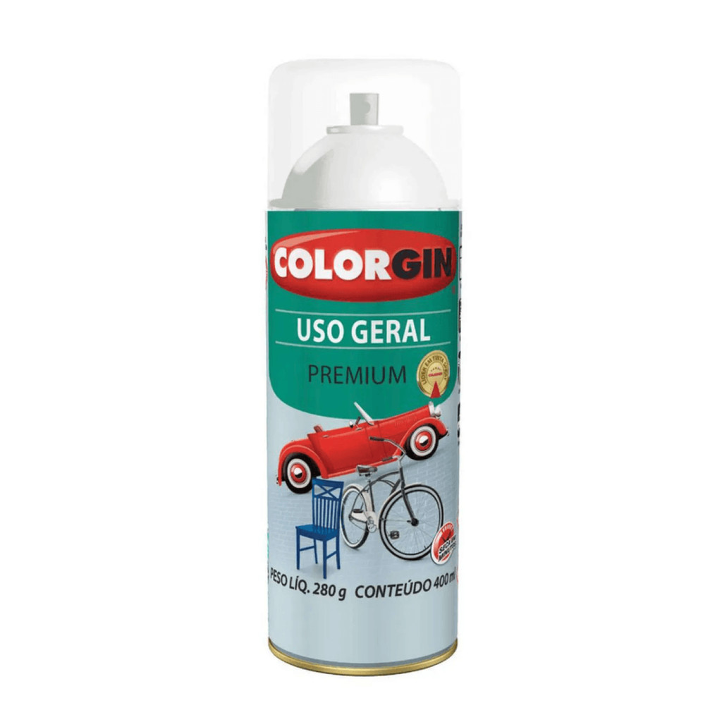 VERNIZ SPRAY COLORGIN USO GERAL 400ML INCOLOR em Oferta na Shopee