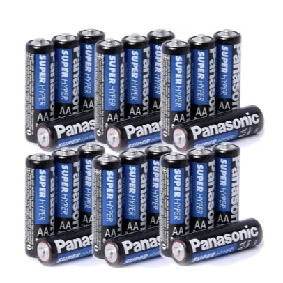 Pilha Panasonic Comum Pequena AA Cartela C/4 Unid Kit 8/12/24