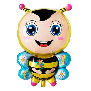 Balão Abelha Menina Metalizado - 49x76cm Abelhinha em Oferta na Shopee