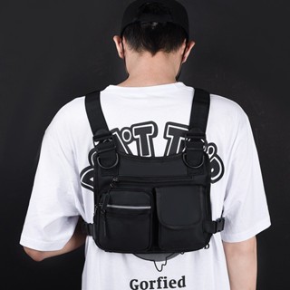 Mochila tática leve e versátil para atividades ao ar livre - bolsa de peito masculina esportiva em Oferta na Shopee