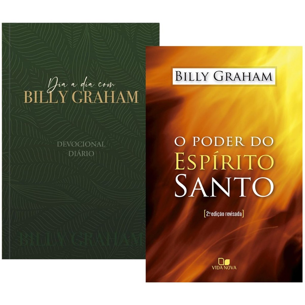 Kit 2 Livros | Dia a Dia Billy Graham + O poder do Espírito Santo Billy Graham