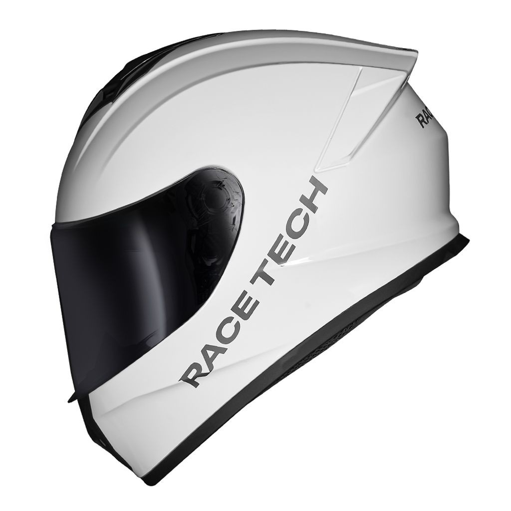 Capacete Race Tech Hit Monocolor Branco em Oferta na Shopee