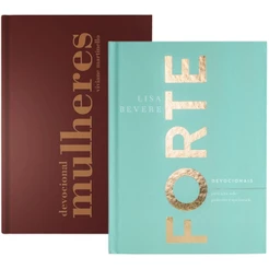 Kit 2 Livros Capa Dura | Devocional Mulheres Viviane Martinello + Forte Lisa Bevere