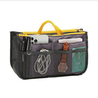 Organizador de Bolsas Bagagem Nécessaire Porta Celular Acessórios Maquiagem com 13 compart...
