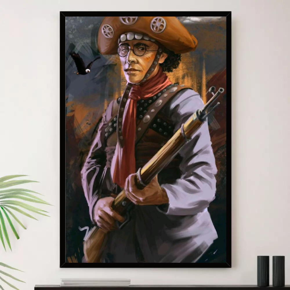 Quadro Lampião Cangaceiro Nordeste Decorativo A4 23x33cm