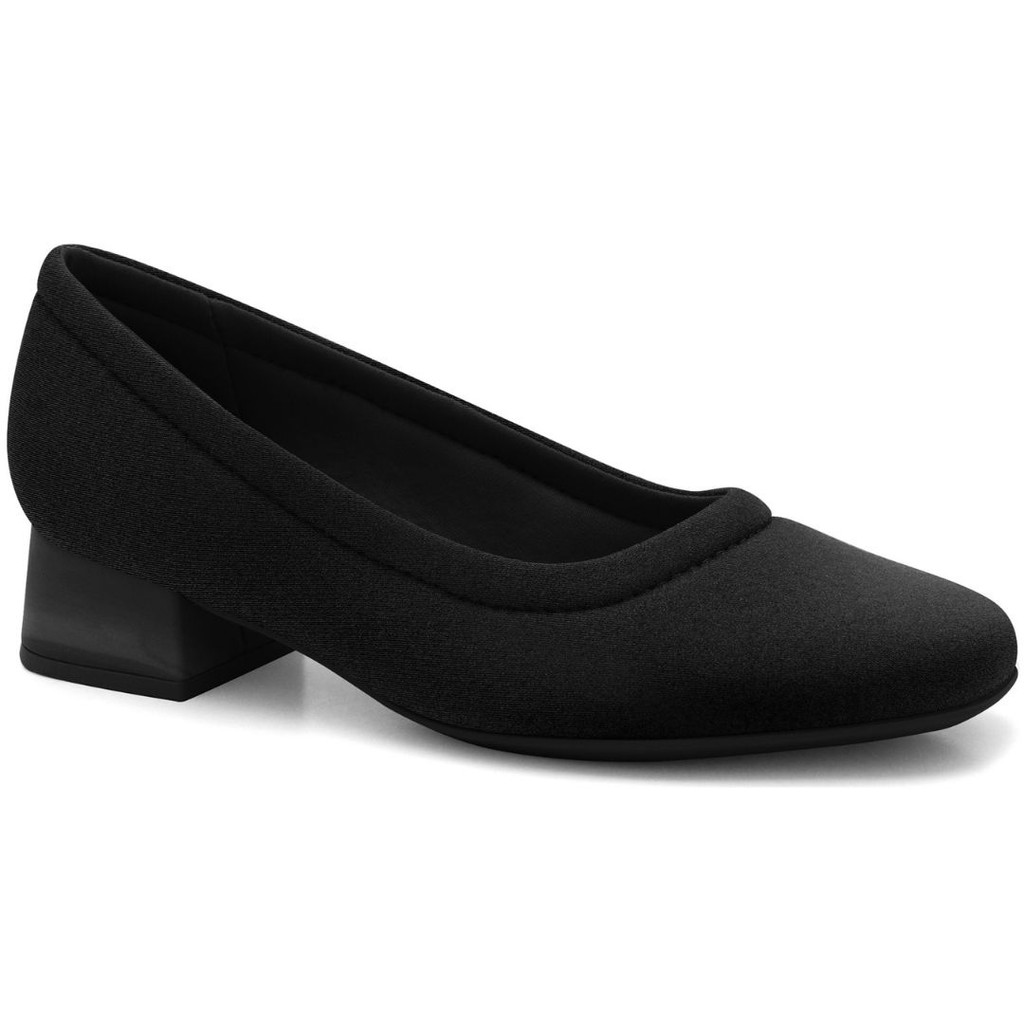 Sapato Social Feminino Lycra Preto Comfortflex 2495422-4 - Women Shoes