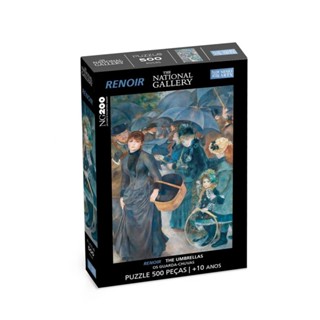 Quebra Cabeça Puzzle 500 Peças Os Guarda Chuvas - Renoir Mimo Toys - 2611 em Oferta na Shopee