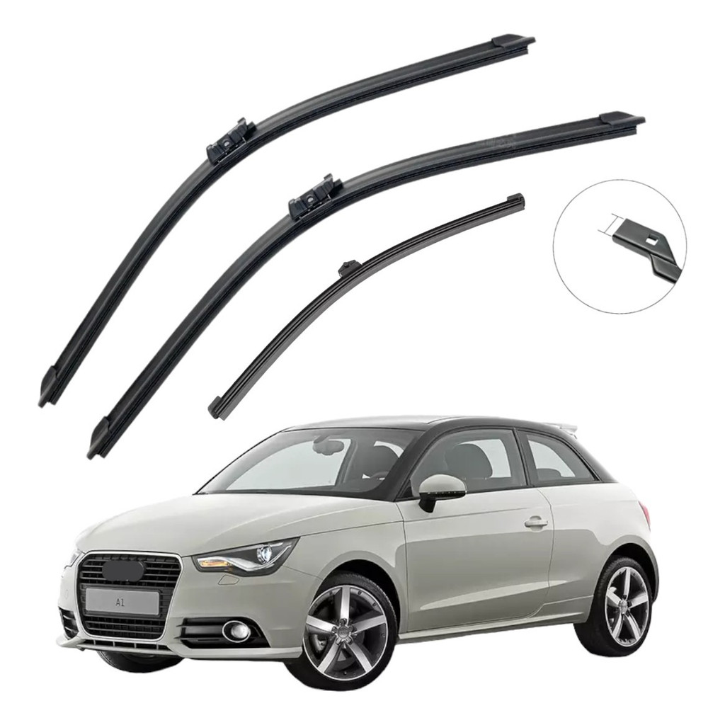 Kit Palhetas Limpador Parabrisa Silicone Audi A1 2011 À 2017 em Oferta na Shopee