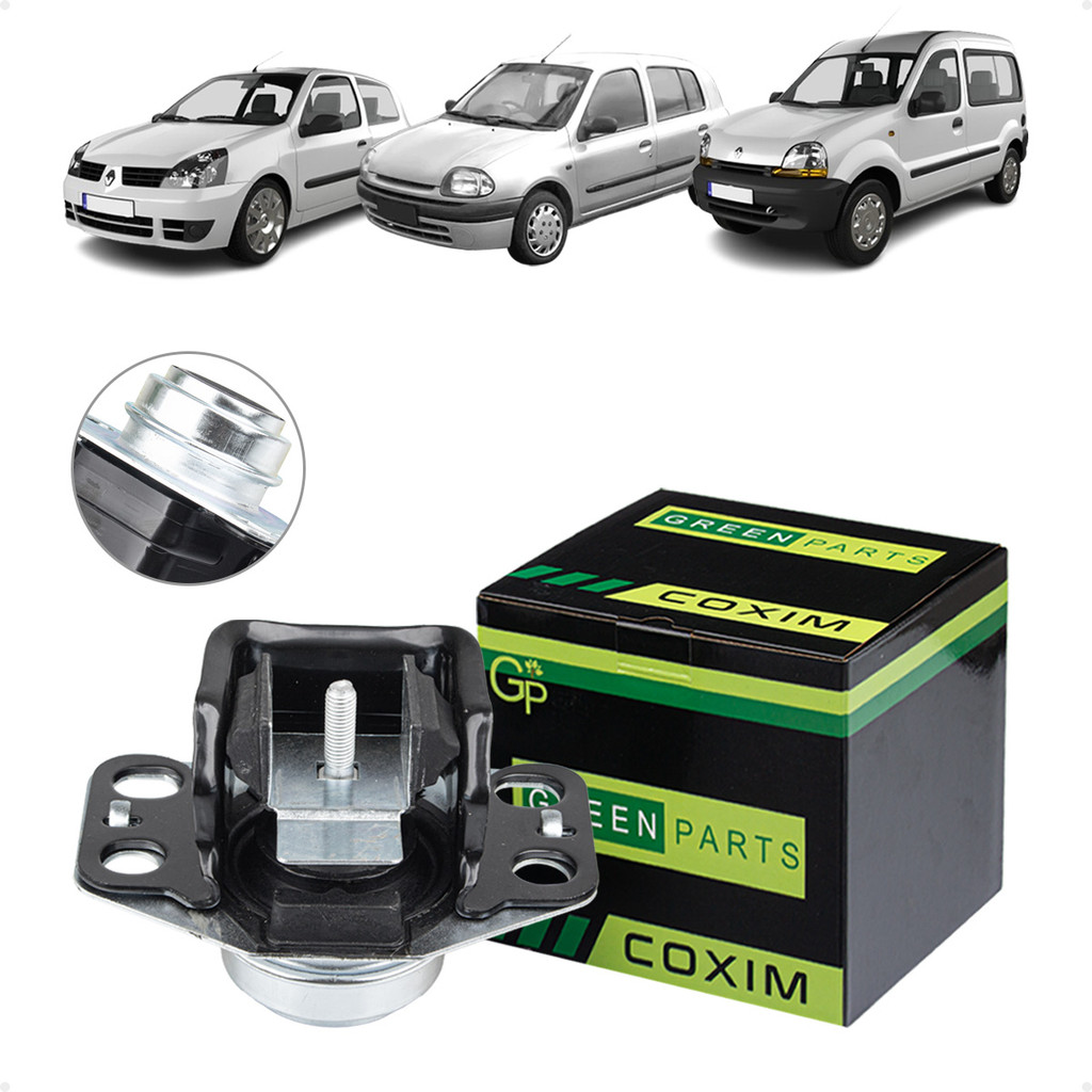 Coxim Motor Direito Renault Clio 1.6 16V 2000 a 2009 Renault Kangoo 1.6 16V 2002 a 2018